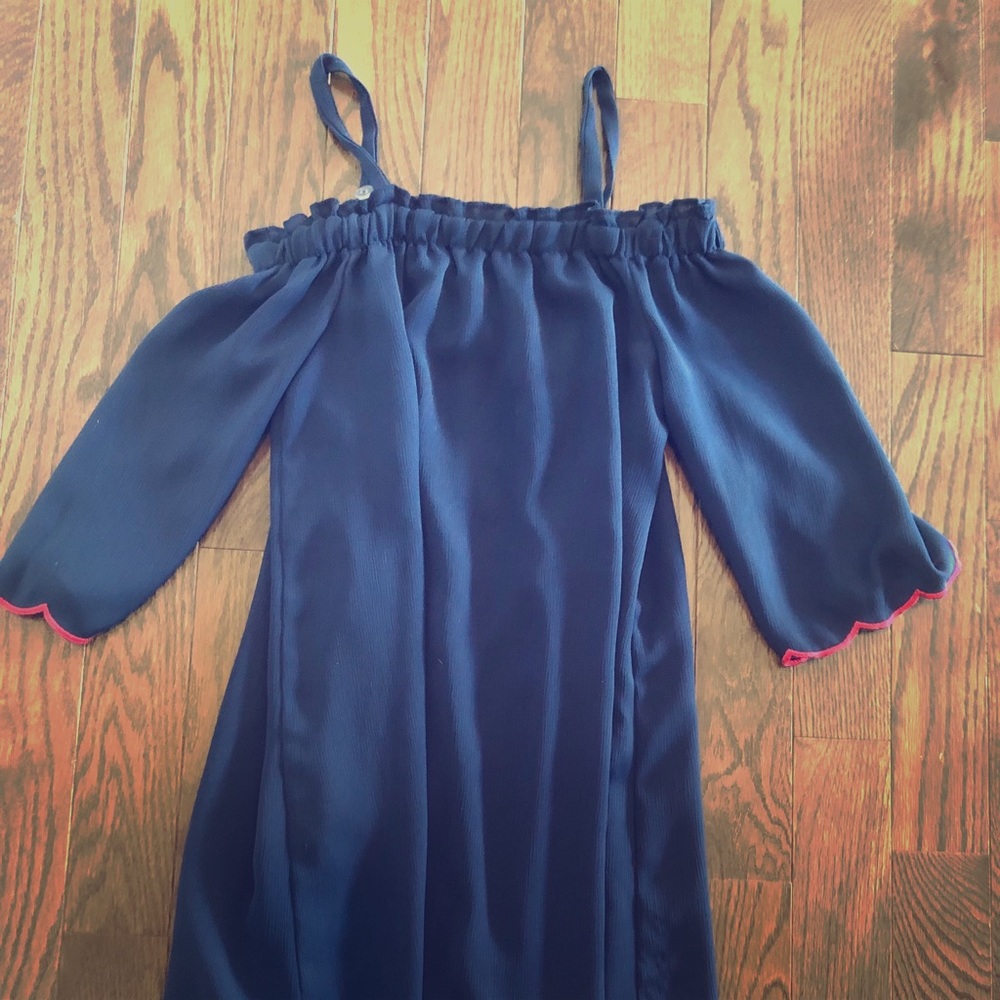 Midi strapless dress